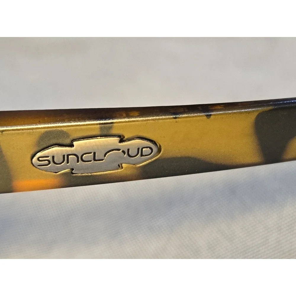Suncloud Feedback Polarized Sunglasses Tortoise Shell Wrap EQ Brown Mens Womens